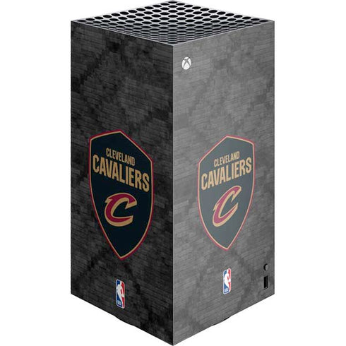 NBA Cleveland Cavaliers Dark Rust XBox Series X Digital Edition Console Skin