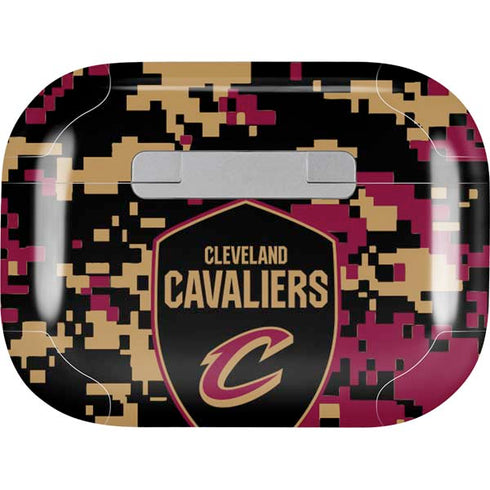 NBA Cleveland Cavaliers Digi Camo AirPods Pro 2nd Gen Skin