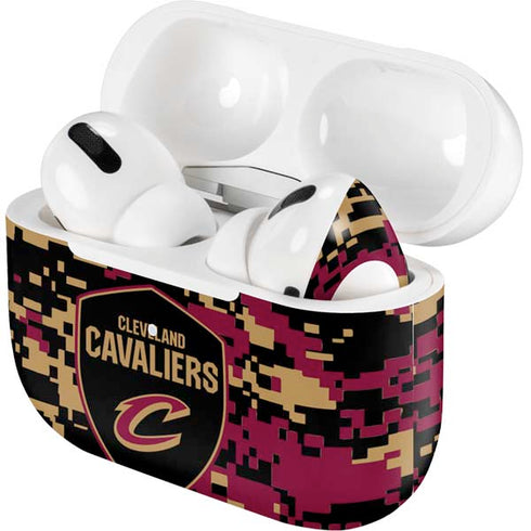 NBA Cleveland Cavaliers Digi Camo Apple AirPods Pro Skin
