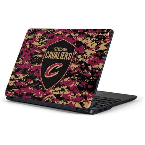 NBA Cleveland Cavaliers Digi Camo Samsung Chromebook Skin