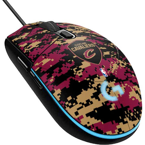 NBA Cleveland Cavaliers Digi Camo G203 Prodigy RGB Wired Gaming Mouse Skin