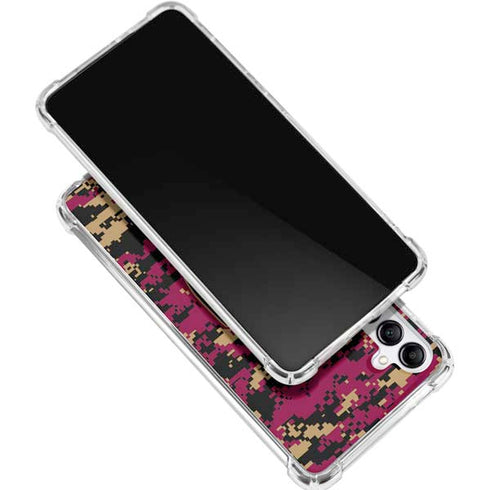 NBA Cleveland Cavaliers Digi Camo Galaxy A16 5G Clear Case