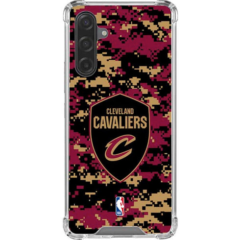 NBA Cleveland Cavaliers Digi Camo Galaxy A17 Clear Case