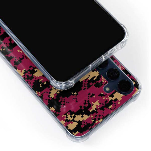 NBA Cleveland Cavaliers Digi Camo Galaxy A35 5G Clear Case