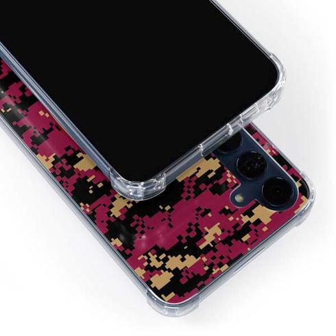 NBA Cleveland Cavaliers Digi Camo Galaxy A55 5G Clear Case