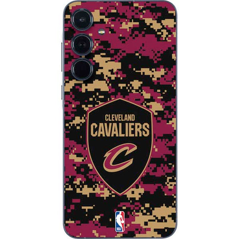 NBA Cleveland Cavaliers Digi Camo Galaxy A55 5G Skin