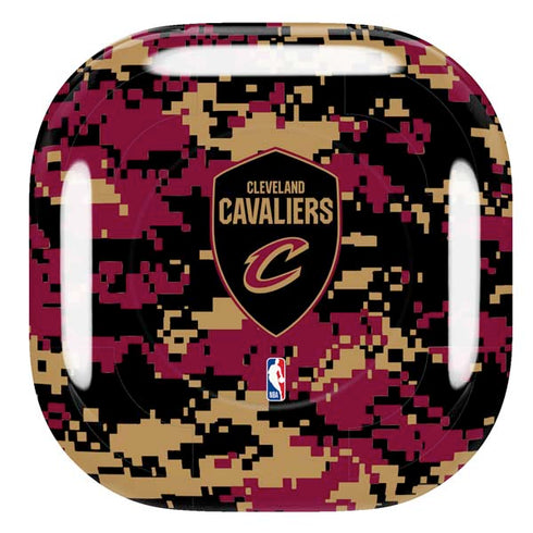 NBA Cleveland Cavaliers Digi Camo Galaxy Buds Live Skin