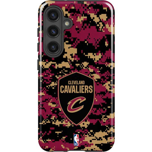 NBA Cleveland Cavaliers Digi Camo Galaxy S25 Impact Case