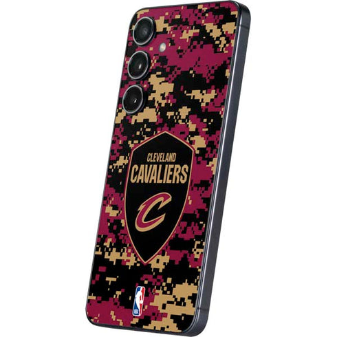 NBA Cleveland Cavaliers Digi Camo Galaxy S25 Plus Skin