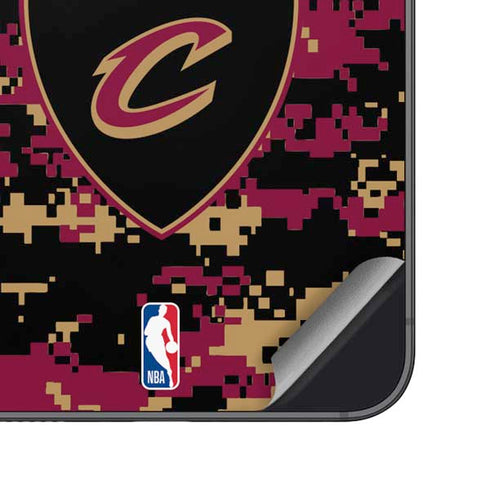 NBA Cleveland Cavaliers Digi Camo Galaxy S25 Skin