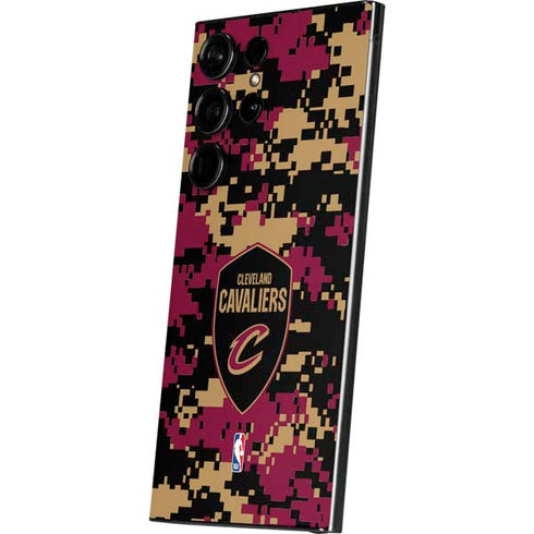 NBA Cleveland Cavaliers Digi Camo Galaxy S24 Ultra Skin