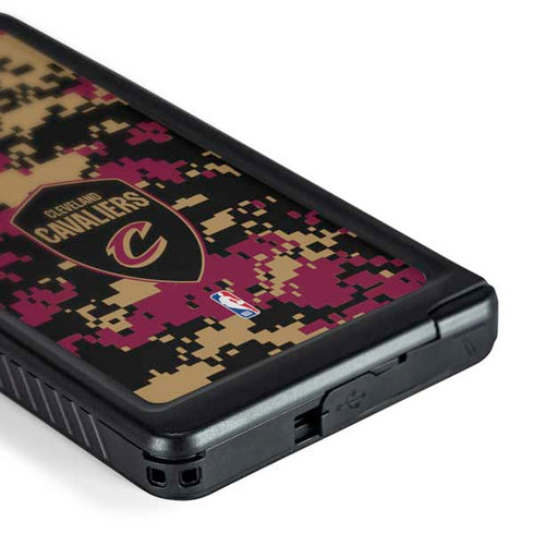 NBA Cleveland Cavaliers Digi Camo Galaxy S24 Ultra Waterproof Case