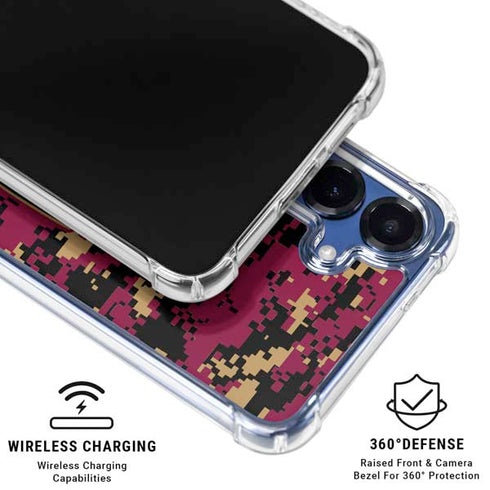 NBA Cleveland Cavaliers Digi Camo Galaxy S25 Clear Case