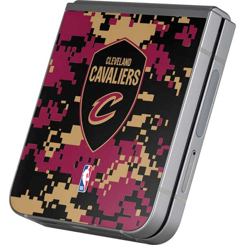 NBA Cleveland Cavaliers Digi Camo Galaxy Z Flip6 Skin