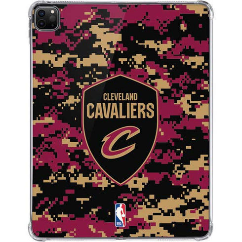 NBA Cleveland Cavaliers Digi Camo iPad Pro 11in (2024) Clear Case