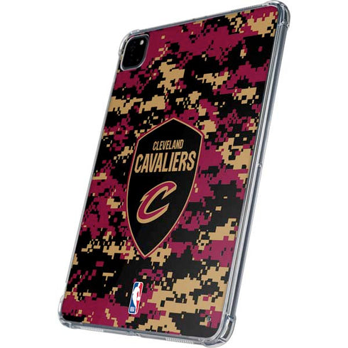 NBA Cleveland Cavaliers Digi Camo iPad Pro 11in (2024) Clear Case