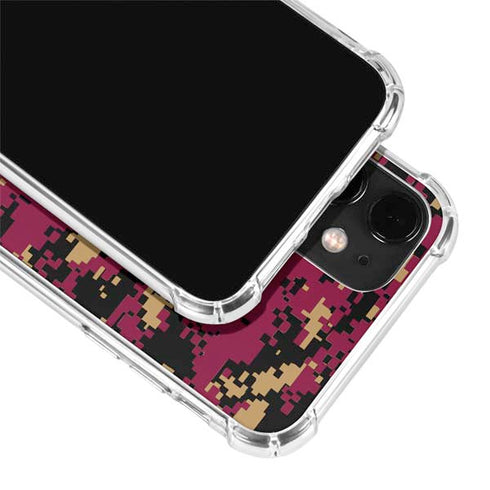 NBA Cleveland Cavaliers Digi Camo iPhone 12 Mini Clear Case