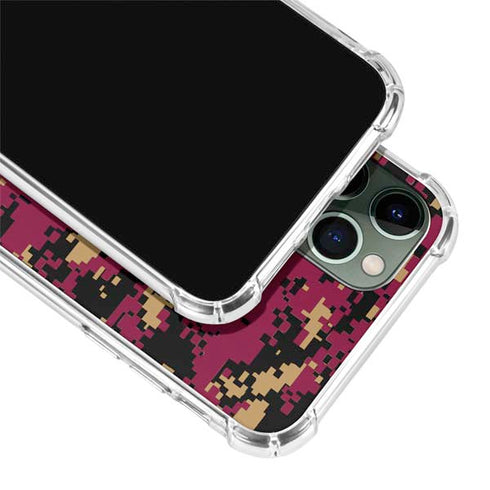 NBA Cleveland Cavaliers Digi Camo iPhone 12 Pro Max Clear Case