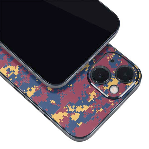 NBA Cleveland Cavaliers Digi Camo iPhone 15 Skin