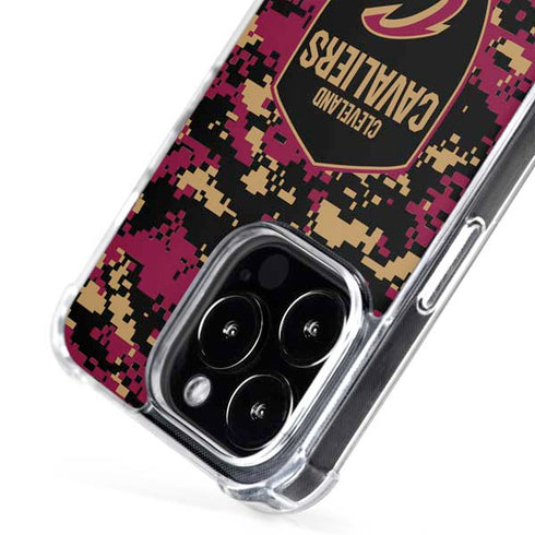NBA Cleveland Cavaliers Digi Camo iPhone 16 Pro MagSafe Case