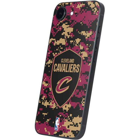 NBA Cleveland Cavaliers Digi Camo iPhone 16e Skin