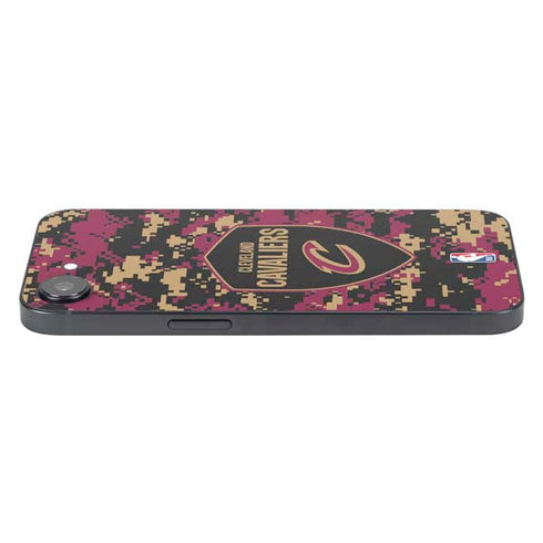 NBA Cleveland Cavaliers Digi Camo iPhone 16e Skin