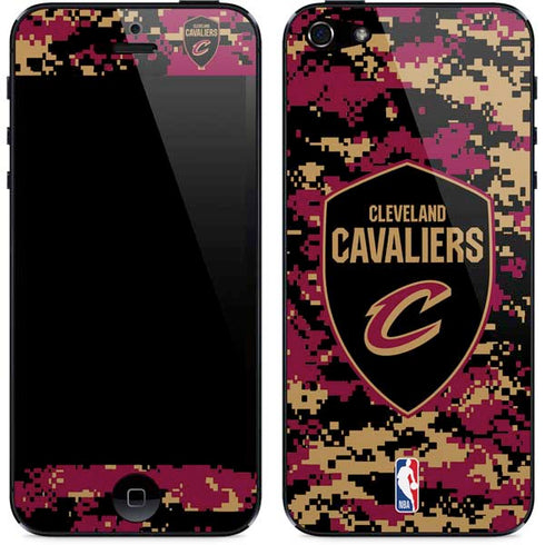 NBA Cleveland Cavaliers Digi Camo iPhone 5/5s/5SE Skin