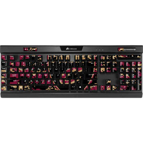 NBA Cleveland Cavaliers Digi Camo K95 RGB PLATINUM Mechanical Gaming Keyboard Skin