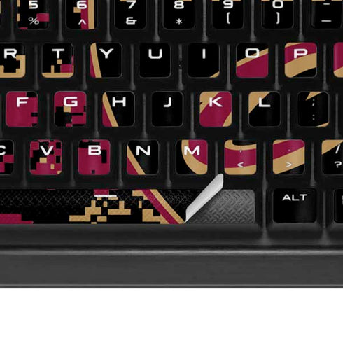NBA Cleveland Cavaliers Digi Camo K95 RGB PLATINUM Mechanical Gaming Keyboard Skin