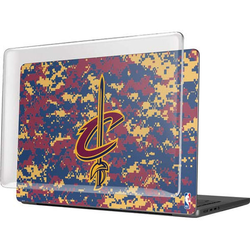 NBA Cleveland Cavaliers Digi Camo MacBook Pro 14in (2021-24) Case plus Skin