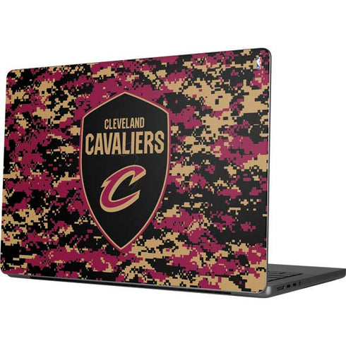 NBA Cleveland Cavaliers Digi Camo Apple MacBook Pro 14-inch Skin