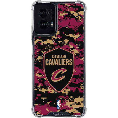 NBA Cleveland Cavaliers Digi Camo Moto G Power 5G (2024) Clear Case