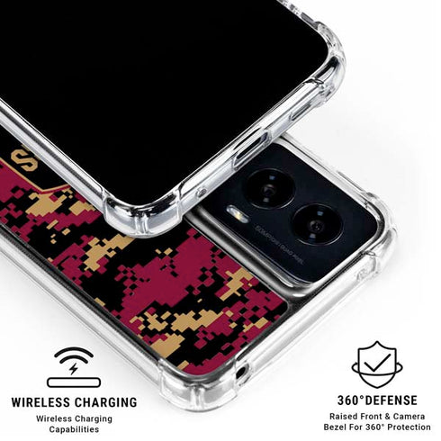 NBA Cleveland Cavaliers Digi Camo Moto G Power 5G (2024) Clear Case