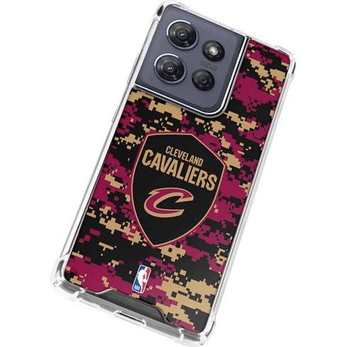 NBA Cleveland Cavaliers Digi Camo Moto G Power 5G (2025) Clear Case