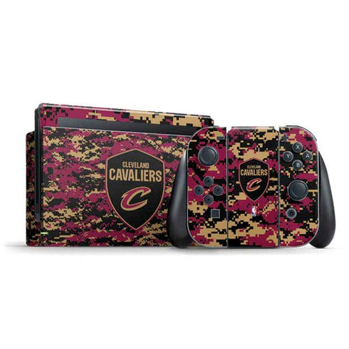 NBA Cleveland Cavaliers Digi Camo Nintendo Skins