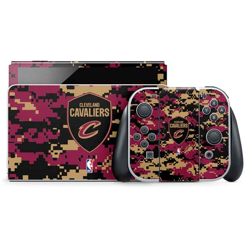 NBA Cleveland Cavaliers Digi Camo Nintendo Skins