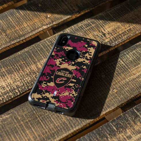 NBA Cleveland Cavaliers Digi Camo Otterbox Commuter iPhone Skin
