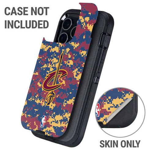 NBA Cleveland Cavaliers Digi Camo Otterbox Defender iPhone Skin