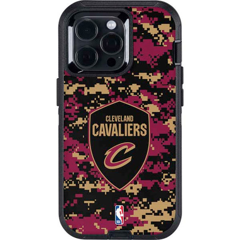 NBA Cleveland Cavaliers Digi Camo Otterbox Defender iPhone Skin