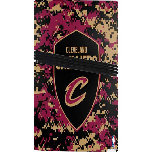 NBA Cleveland Cavaliers Digi Camo PS5 Pro Console Skin