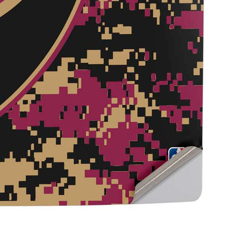 NBA Cleveland Cavaliers Digi Camo PS5 Pro Disk Console Skin