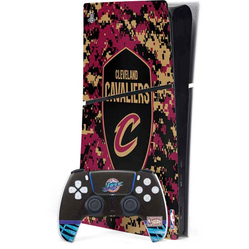 NBA Cleveland Cavaliers Digi Camo PlayStation PS5 Skins