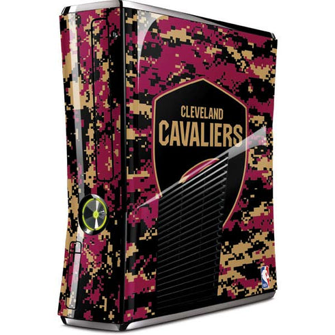 NBA Cleveland Cavaliers Digi Camo Xbox 360 Slim (2010) Skin