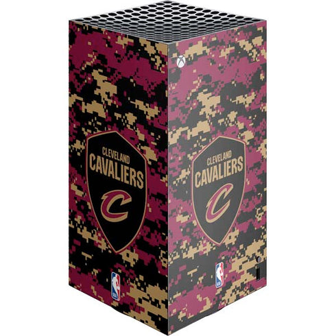 NBA Cleveland Cavaliers Digi Camo XBox Series X Digital Edition Console Skin