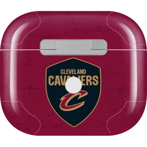 NBA Cleveland Cavaliers Distressed Apple AirPods (3rd Gen 2021) Skin
