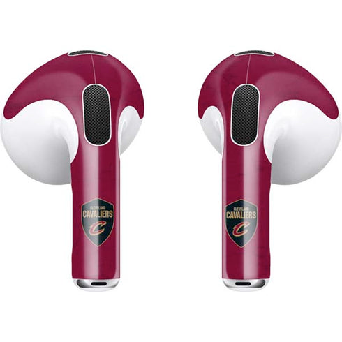 NBA Cleveland Cavaliers Distressed Apple AirPods (3rd Gen 2021) Skin