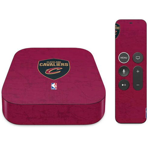 NBA Cleveland Cavaliers Distressed Apple TV Skin