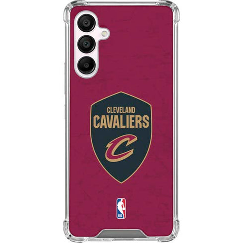 NBA Cleveland Cavaliers Distressed Galaxy A16 5G Clear Case