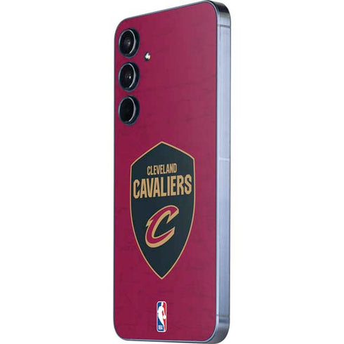 NBA Cleveland Cavaliers Distressed Galaxy A55 5G Skin