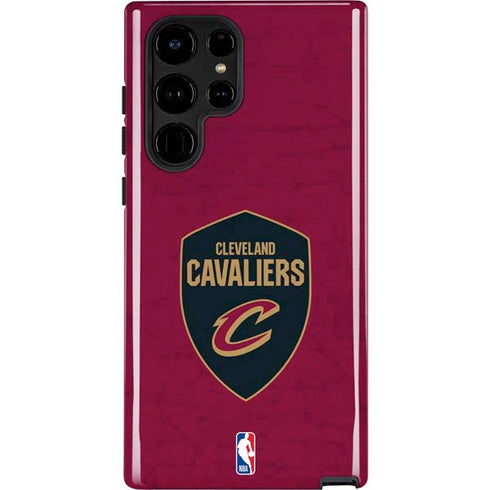 NBA Cleveland Cavaliers Distressed Galaxy S23 Ultra Pro Case